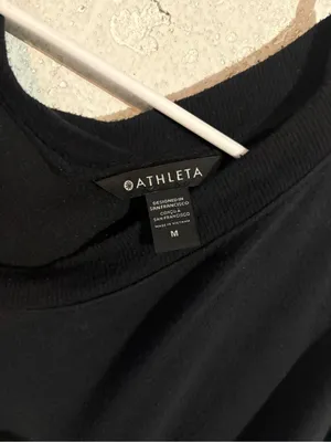 Athleta V-Neck Long Sleeve Tee | Size: Medium thumbnail 4