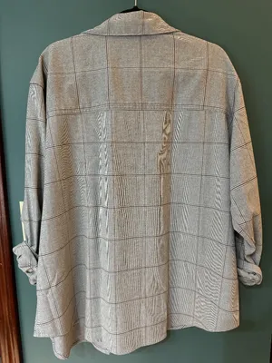Abercrombie & Fitch Oversized Plaid Button Up thumbnail 2