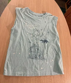 Disney Parks Tinker Bell Believe In Magic DIY Tank Top Women's Medium Light Blue thumbnail 1