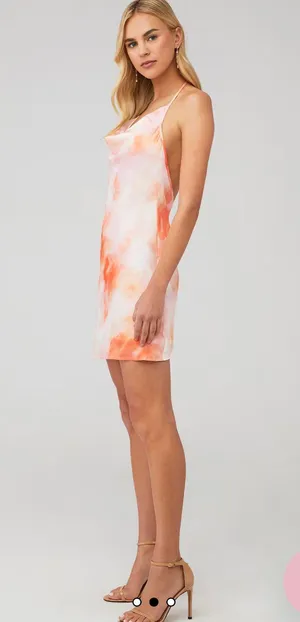 Peppermayo Halter Slip Dress Tie Die thumbnail 2