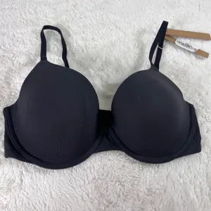 SKIMS Weightless Demi Bra Onyx‎ Black 32D Underwire Lightweight SKM2923741 NEW thumbnail 4