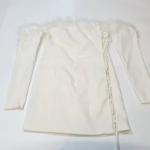Camila Coelho Astrid Mini Dress in Ivory Medium thumbnail 3