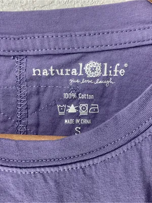 NATURAL LIFE Lavender Short Sleeve Tee S thumbnail 3