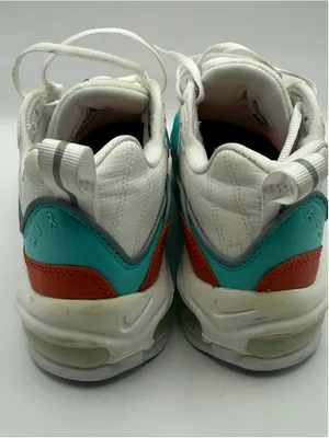 Nike Air Max 98 AT6640-801 Women’s Size 6 White Teal Red Sneakers 2019 thumbnail 5