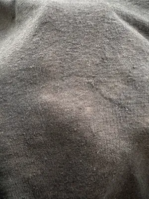 Banana Republic Black 100% linen Short-Sleeve V-Neck Knit t-shirt, size XS thumbnail 7