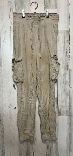Brown flare tan pants thumbnail 1