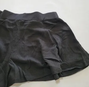 Black Flutter Lounge Flounce Thermal Shorts Size XL thumbnail 6