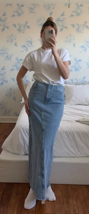 Mango Demim Maxi Skirt thumbnail 1