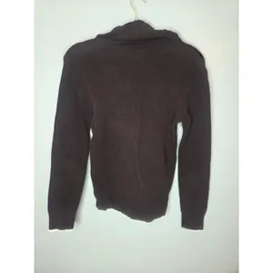 Lauren Ralph Lauren Women’s M Brown Waffle Weave Turtleneck Long Sleeve Shirt thumbnail 3