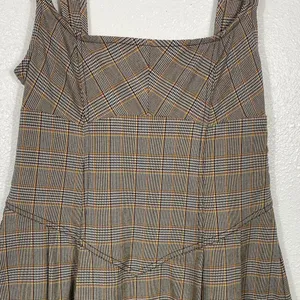 BDG Gray Plaid Midi Dress Size L thumbnail 6