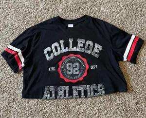 Cropped Tee Black Size XL thumbnail 1
