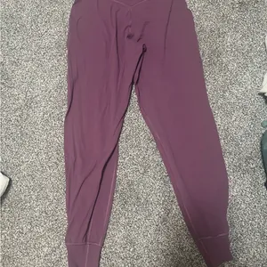 Women's Purple High-Waist joggers thumbnail 2