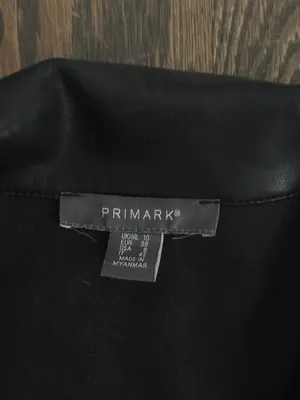 pleather faux leather oversized jacket shacket shirt Size Small thumbnail 7
