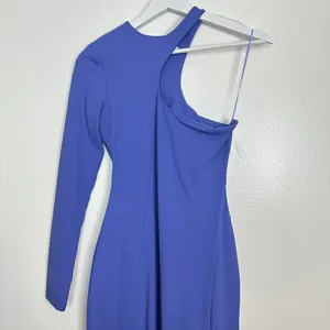 SUSANA MONACO Cutout One-Shoulder Long Sleeve Dress in Orchid Size X-Small thumbnail 6
