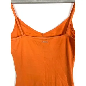 Vintage guess‎ orange dress thumbnail 4