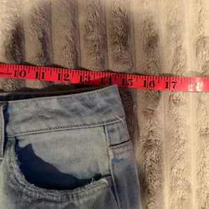 Vervet Distressed‎ Straight Leg Jeans Light Wash High Rise Size 27 thumbnail 6