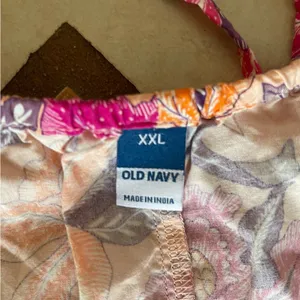 Old Navy Floral Maxi Dress - Pink and Orange thumbnail 4