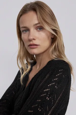 ZARA Black Knit Cardigan Top Jacket thumbnail 5
