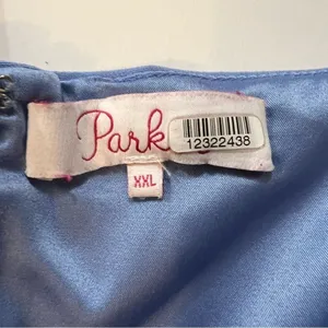 Marsha Top by Parker Blue Camisole Top Sweetheart Neckline Peplum Bustier thumbnail 5
