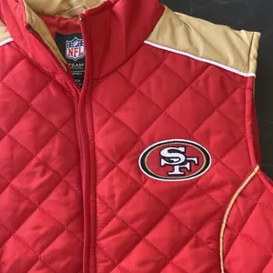 San Francisco 49ers Officially Licensed NFL Vest Womens Sz Small thumbnail 5