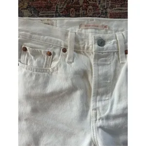 Levi’s 501 Straight Leg Jeans - White - 26 thumbnail 9