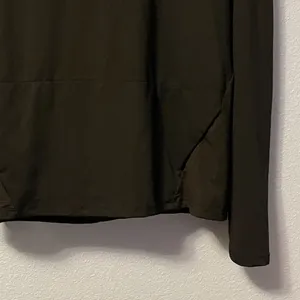 Fabletics Black Athletic Hoodie Pullover with Thumbholes and Mesh Panels thumbnail 3