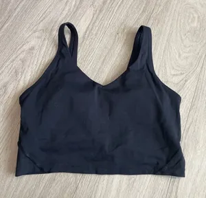 Black Seamless V-Neck Comfort Bra athletic thumbnail 1