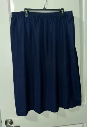 🔴EUC Elegant Navy Blue Women's Skirt thumbnail 1