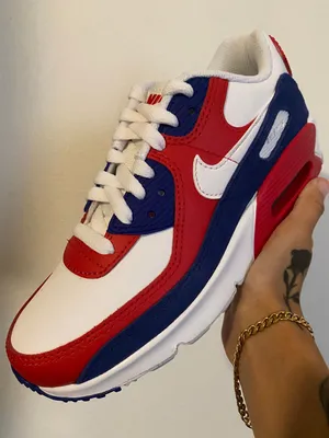 Nike Air Max 90 Leather GS ‘USA’ thumbnail 1