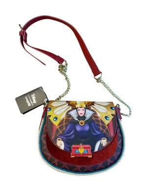 Loungefly Disney Evil Queen Mirror Magic Crossbody‎ Bag thumbnail 1
