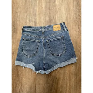 Hollister Shorts Womens 27 Blue High-Rise Short 3 Distressed Denim Cuff‎ Shorts thumbnail 3