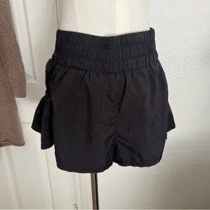 Free People Movement Black Get Your Flirt On Shorts thumbnail 5