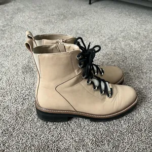 a new day Tan Lace-Up Ankle Boots thumbnail 4