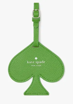 Kate Spade - Luggage Tag - Bright Green Spade (NWT) thumbnail 1