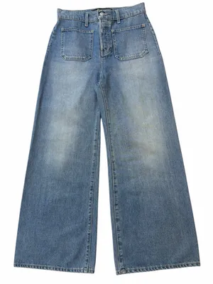 Veronica Beard Grant High-Rise Wide-Leg Jeans thumbnail 1