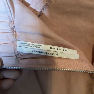 Anthropologie High Waisted Pink Anklle Crop Top Pants Size 4 Pleated Wide‎ Leg thumbnail 6