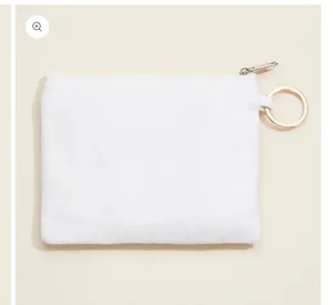 I Love Mom Beaded Pouch White thumbnail 3