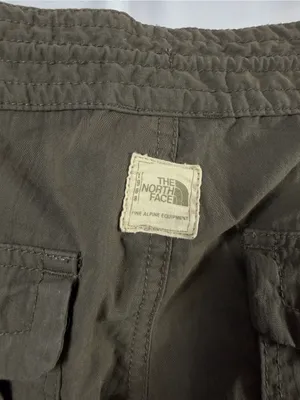 Vintage The North Face Cargo Capris with Drawstring Hiking‎ Pant in Green Size 4 thumbnail 6