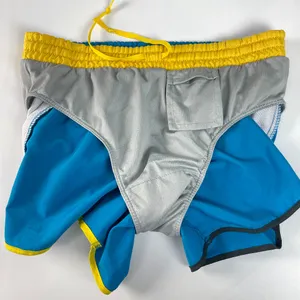 Nike Dri-Fit Running‎ Shorts Blue Yellow Livestrong Women Size XS Athletic Gym thumbnail 3