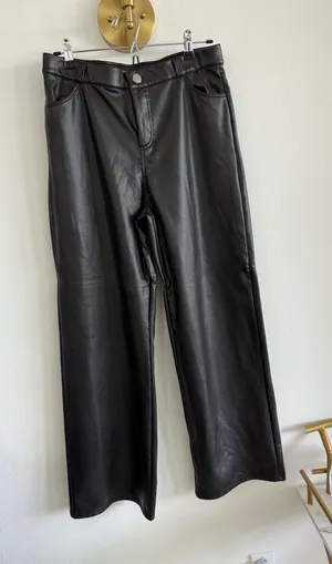 Leather Pants Black Size L thumbnail 1