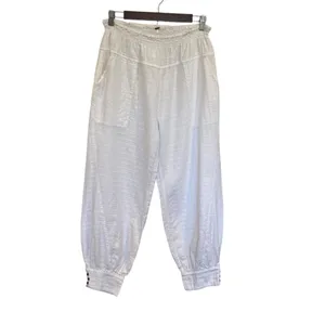 Free People Check It Out Pants In Ivory Size Small thumbnail 3