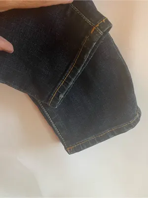 American Eagle Jeans Women’s 2 Skinny Stretch Dark Blue Wash Low Rise thumbnail 3