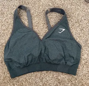 Gymshark Vital Seamless V-Neck Sports Bra thumbnail 1