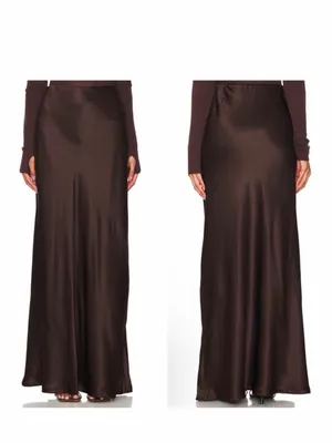 New Enza Costa Silk Full Length Skirt thumbnail 9