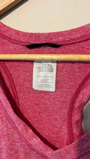The North Face Women's Tank Top Pink Heathered Athletic Racerback Size XL thumbnail 5