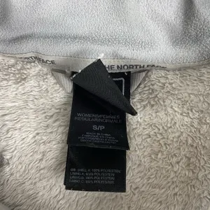The North Face Jacket Womens Small White Full Zip Fuzzy Osito‎ Sweater Ladies thumbnail 8
