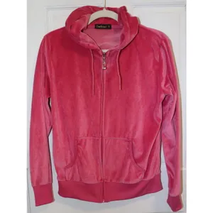 Pink Velour Tracksuit Set thumbnail 8