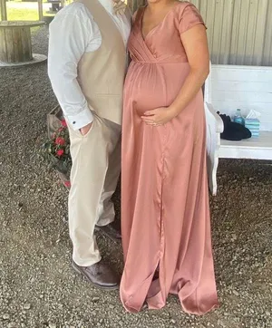 Azazie Bridesmaids Maternity Dress thumbnail 4