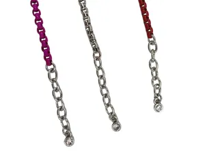 NWT On 34th 3 Piece Enamel Coated Link Bracelets Red thumbnail 10