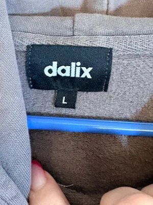 Dalix mineral-washed butterfly embroidered fleece hoodie thumbnail 7